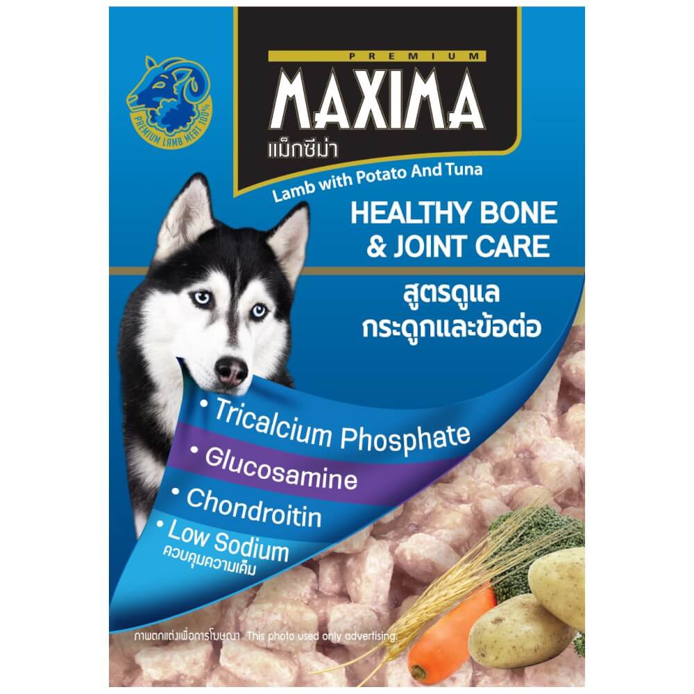 อาหารเปียกสุนัข แม็กซีม่า สูตรดูแล กระดูกและข้อต่อ 380 กรัม x24